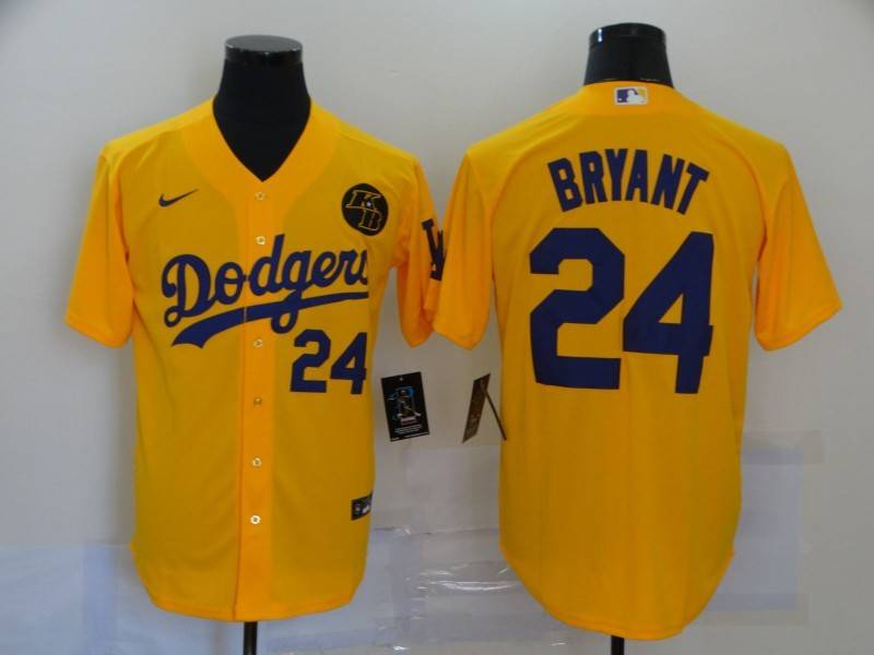 Los Angeles Dodgers Yellow MLB Jersey