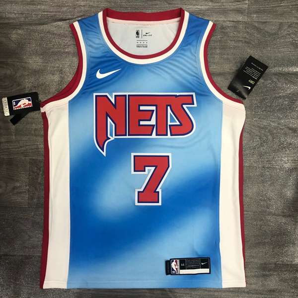Brooklyn Nets 20/21 Blue Basketball Jersey (Hot Press)
