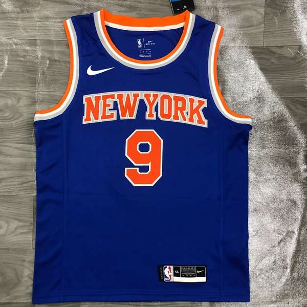New York Knicks Blue Basketball Jersey (Hot Press)