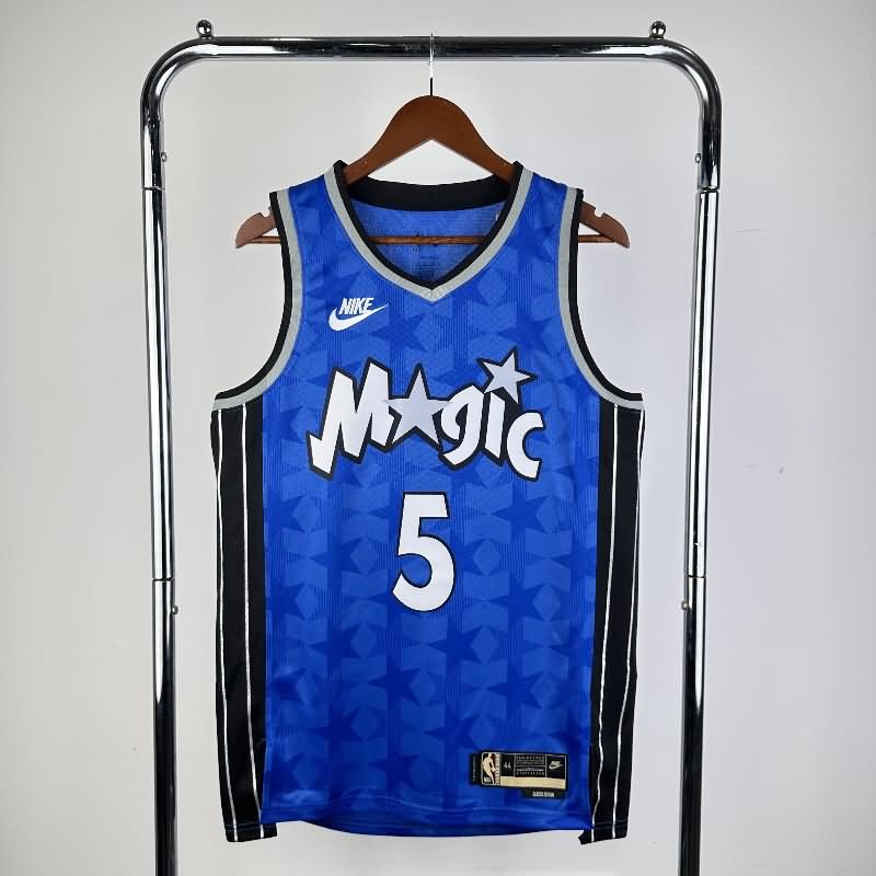 Orlando Magic 23/24 Blue Classics Basketball Jersey (Hot Press)