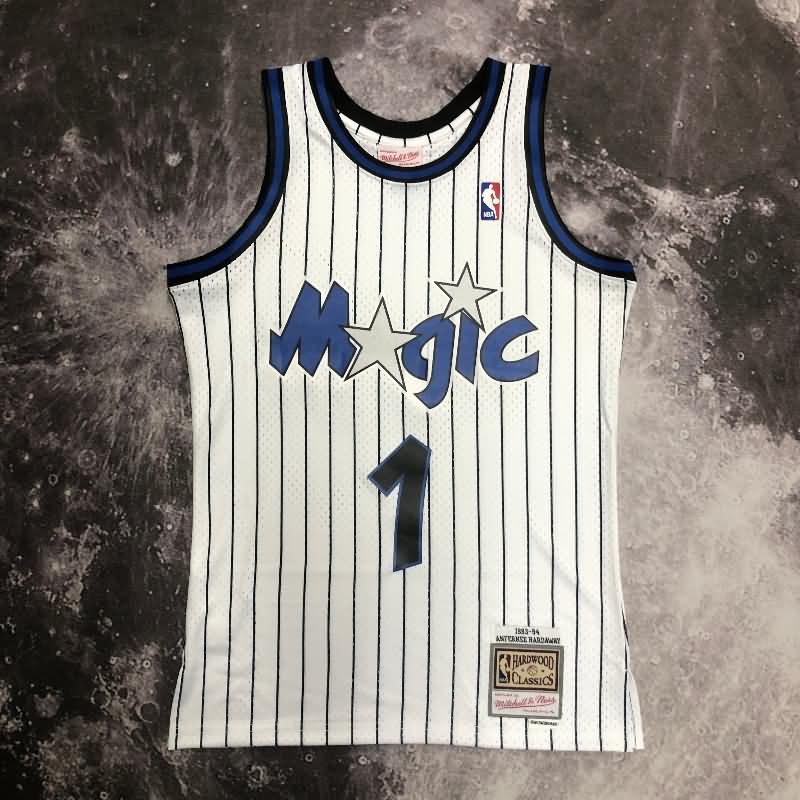 Orlando Magic 1993/94 White Classics Basketball Jersey (Hot Press)
