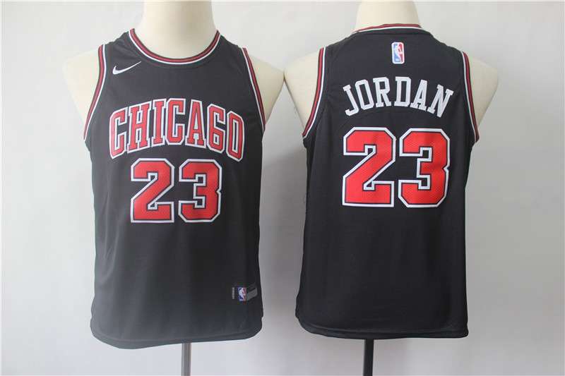 Chicago Bulls Black JORDAN #23 Young NBA Jersey (Stitched)