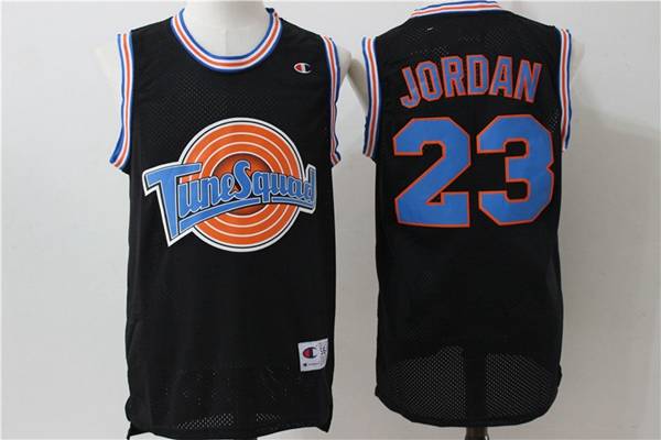 Movie Space Jam Black #23 JORDAN Basketball Jersey (Stitched)