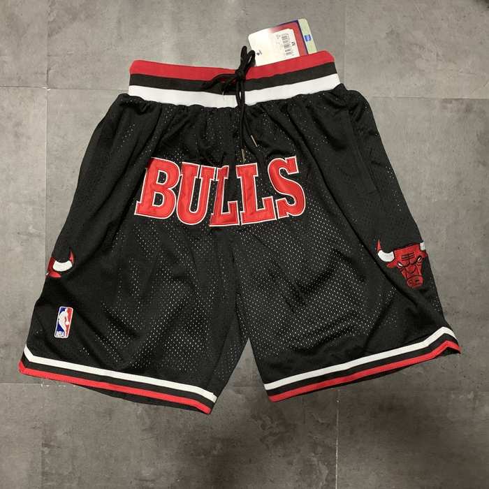 Chicago Bulls Just Don Black NBA Shorts