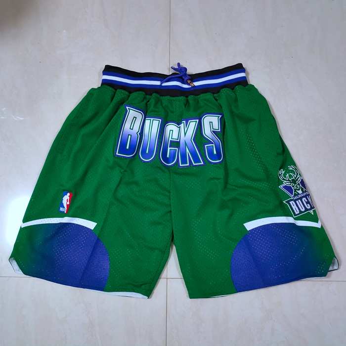 Milwaukee Bucks Just Don Green NBA Shorts