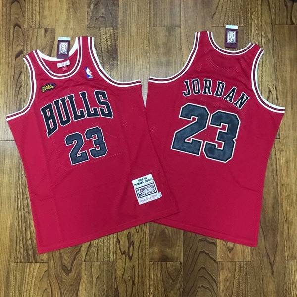 Chicago Bulls 1997/98 Red #23 JORDAN Finals Classics Basketball Jersey (Closely Stitched)