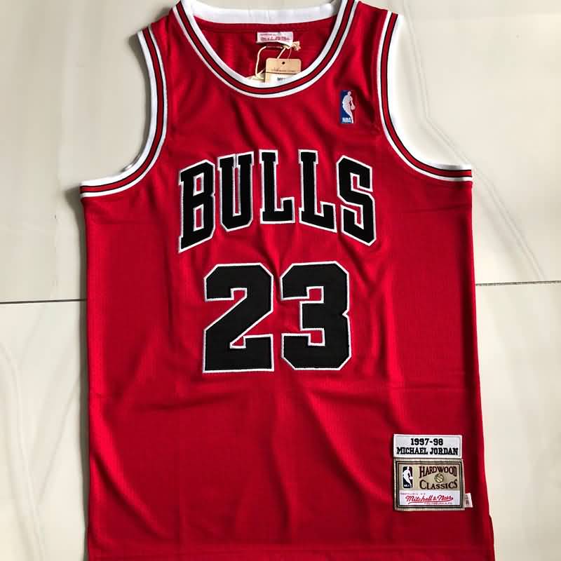 Chicago Bulls 1997/98 Red #23 JORDAN Classics Basketball Jersey 03 (Closely Stitched)