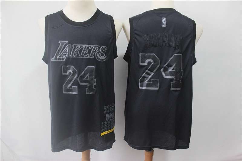 Los Angeles Lakers 2019 Black #24 BRYANT MVP Basketball Jersey (Stitched)