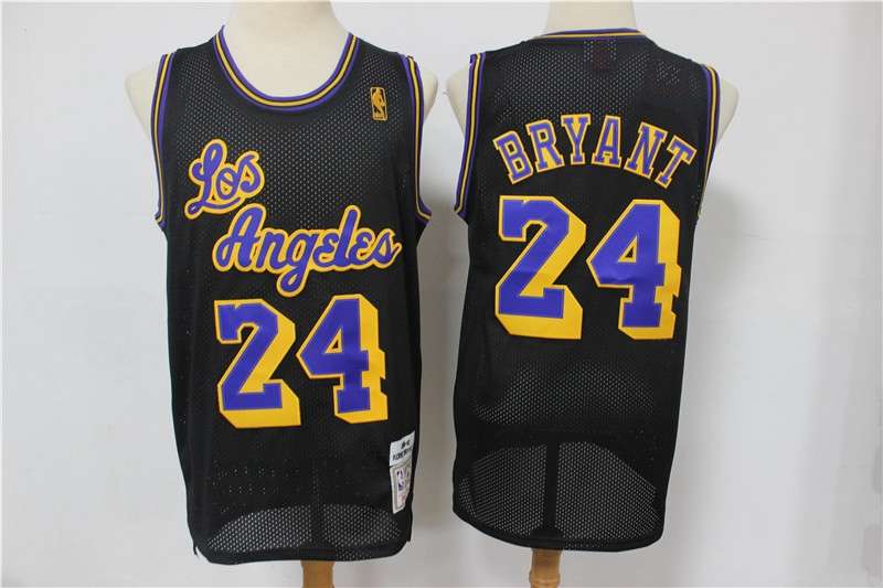Los Angeles Lakers Black #24 BRYANT Classics Basketball Jersey 02 (Stitched)