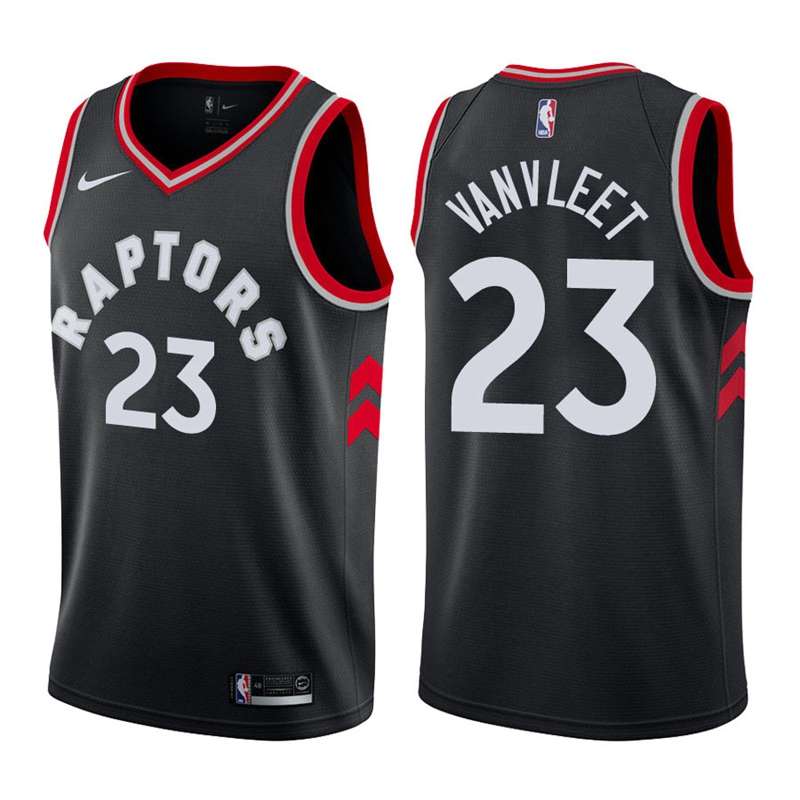 Toronto Raptors Black #23 VANVLEET Basketball Jersey (Stitched)