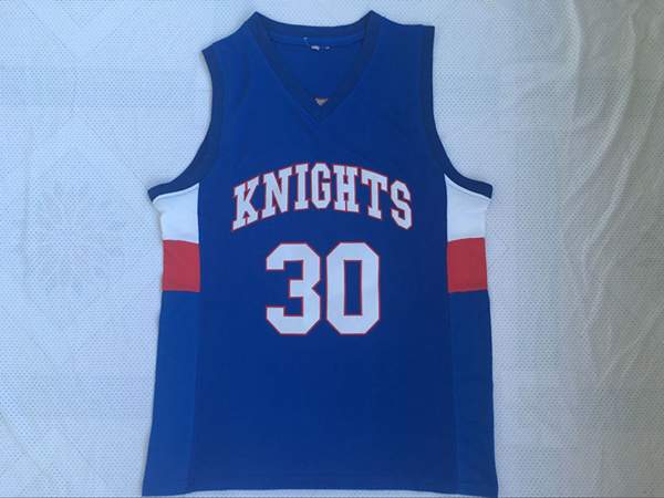 Knights Blue #30 CURRY Basketball Jersey