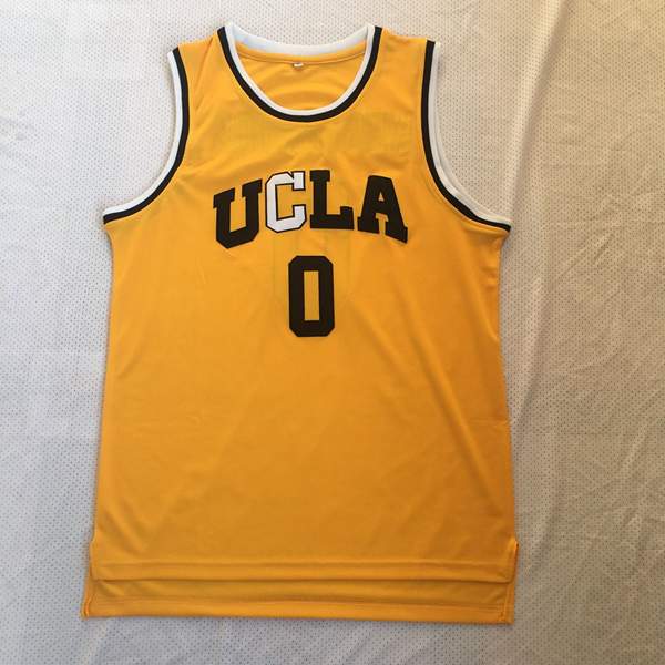 UCLA Bruins Yellow #0 WESTBROOK NCAA Basketball Jersey