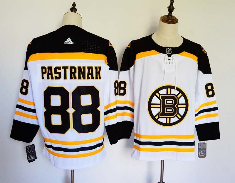 Boston Bruins White #88 PASTRNAK NHL Jersey