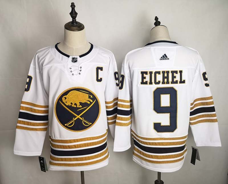 Buffalo Sabres White #9 EICHEL NHL Jersey 02