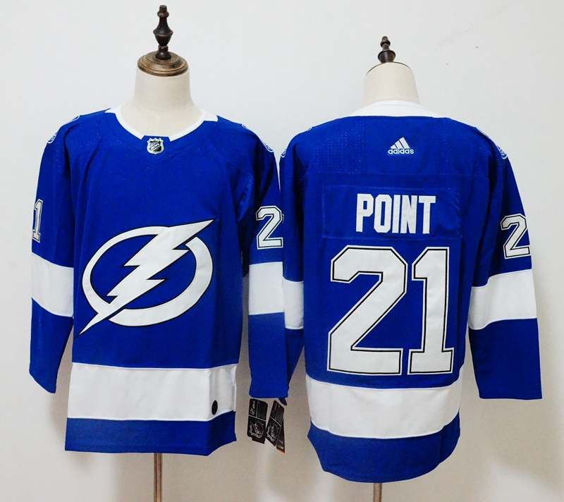 Tampa Bay Lightning Blue #21 POINT NHL Jersey