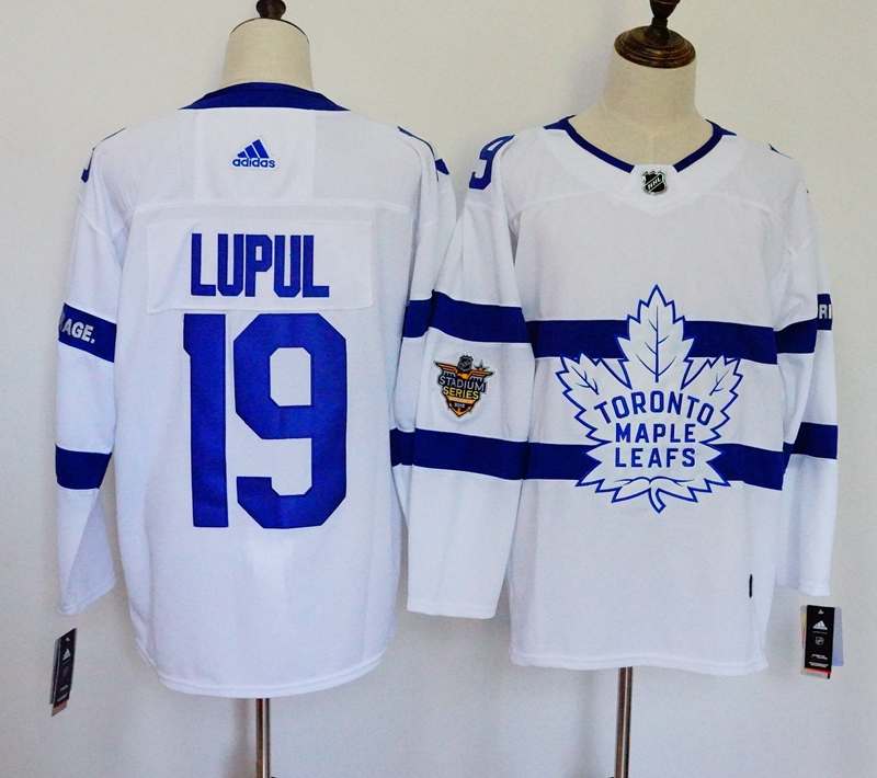 Toronto Maple Leafs White #19 LUPUL NHL Jersey 02