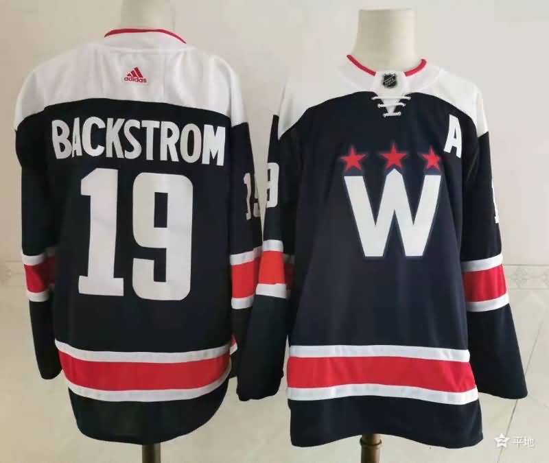 Washington Capitals Dark Blue #19 BACKSTROM NHL Jersey 02