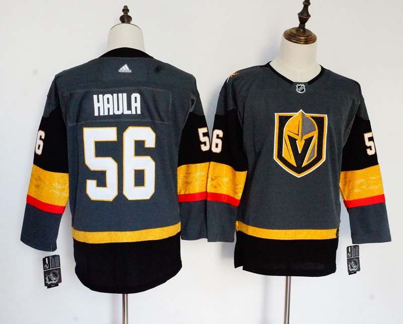 Vegas Golden Knights #56 HAULA Grey Women NHL Jersey