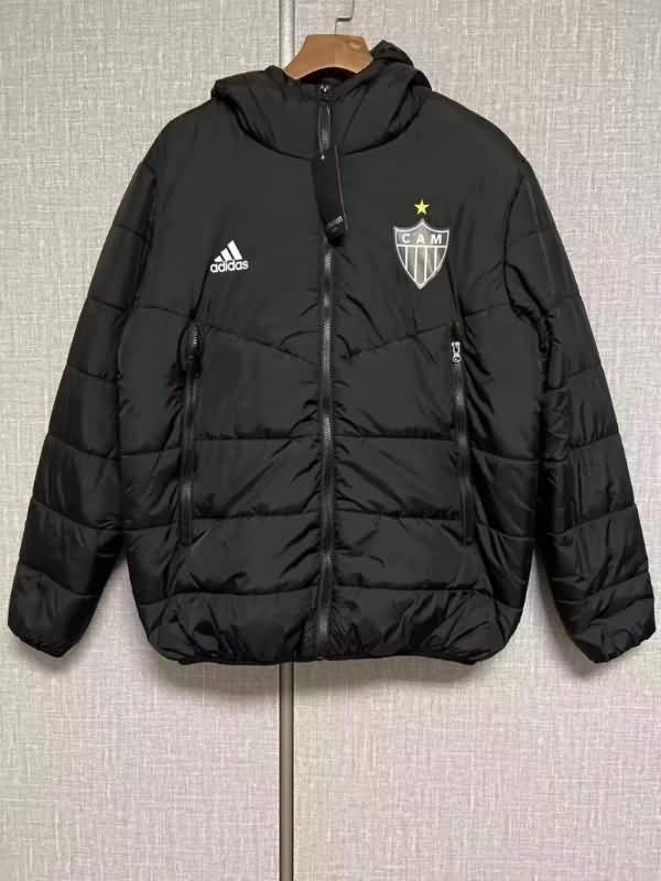 AAA Quality Atletico Mineiro 22/23 Black Soccer Cotton Coat