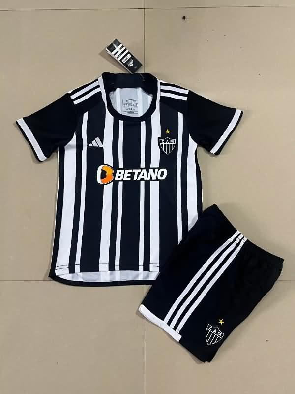 Kids Atletico Mineiro 2023 Home Soccer Jersey And Shorts