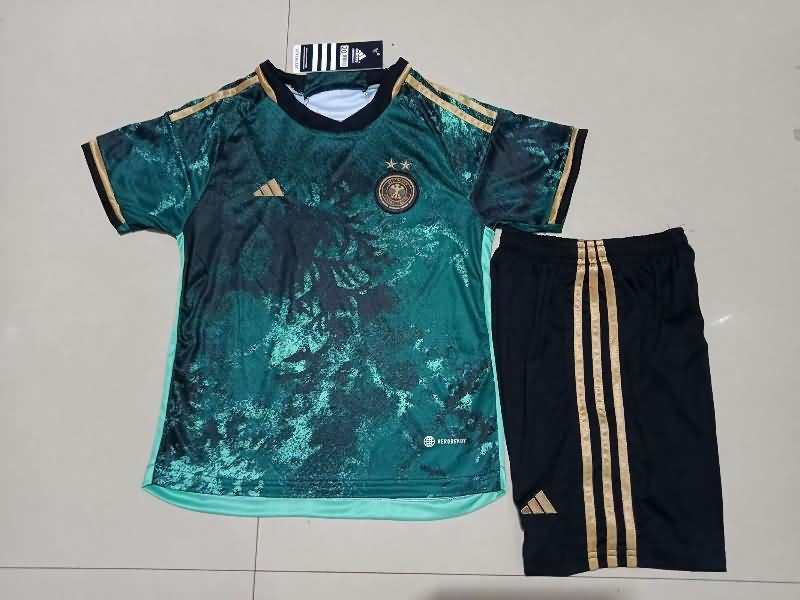 Kids Germany 2023 Away Soccer Jersey And Shorts