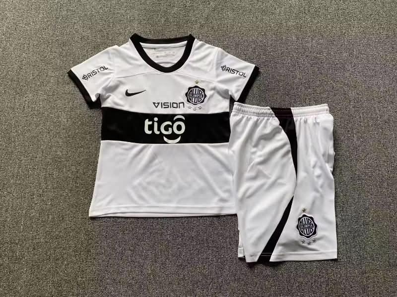Kids Olimpia 2023 Home Soccer Jersey And Shorts