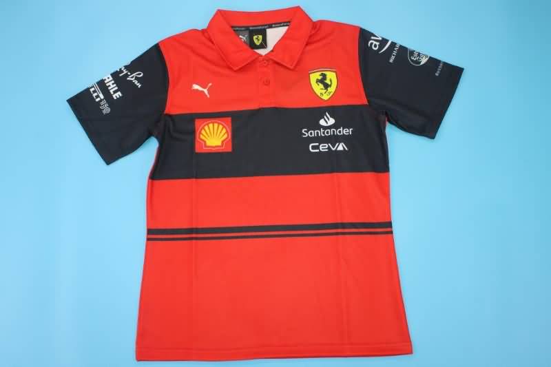 AAA Quality Ferrari 2022 Red Polo Soccer T-Shirt