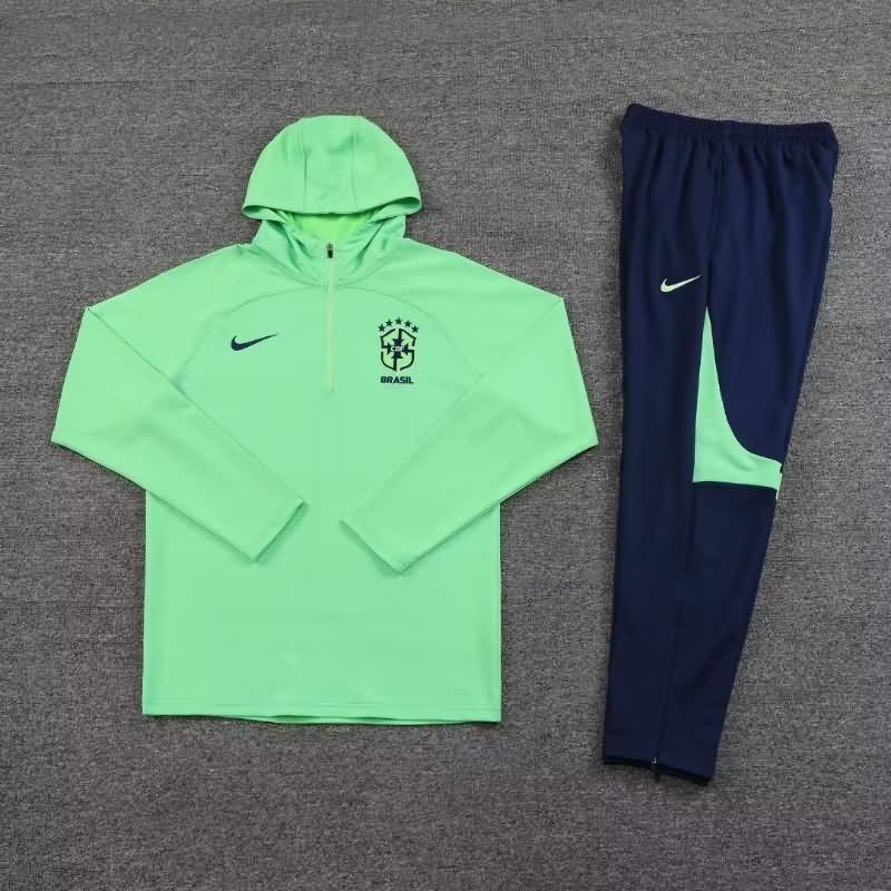 AAA Quality Brazil 2023 Green Soccer Tracksuit