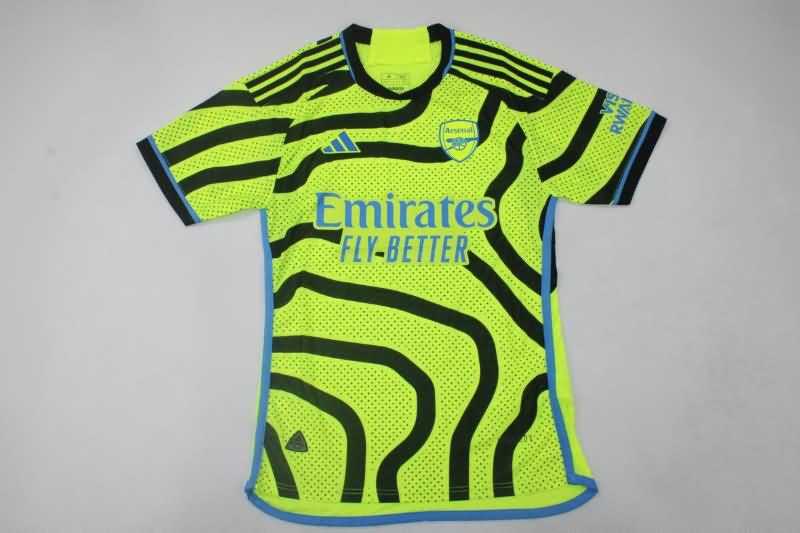 AAA Quality Arsenal 23/24 Away Green Soccer Jersey (Player)