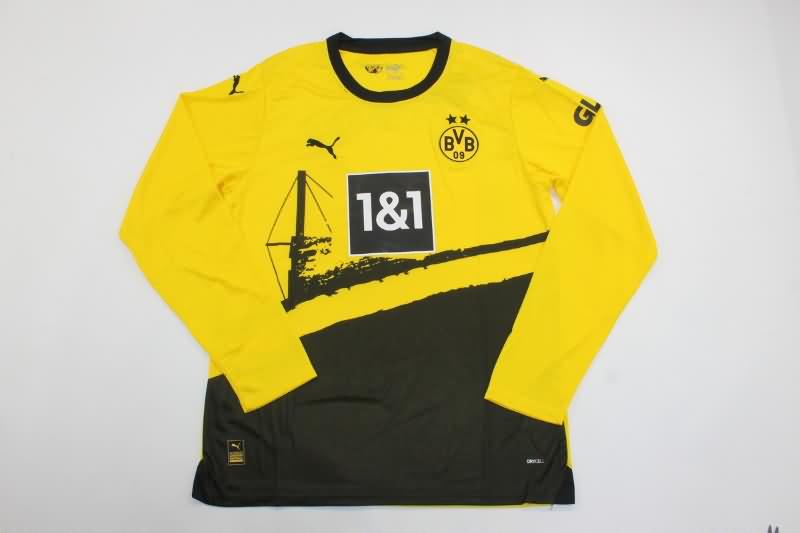 AAA Quality Dortmund 23/24 Home Long Sleeve Soccer Jersey