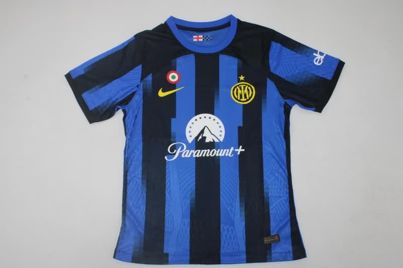 AAA Quality Inter Milan 23/24 Home Soccer Jersey(Player)