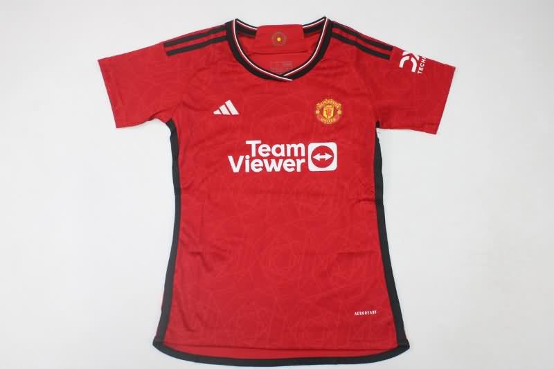 AAA Quality Manchester United 23/24 Home Women Soccer Jersey