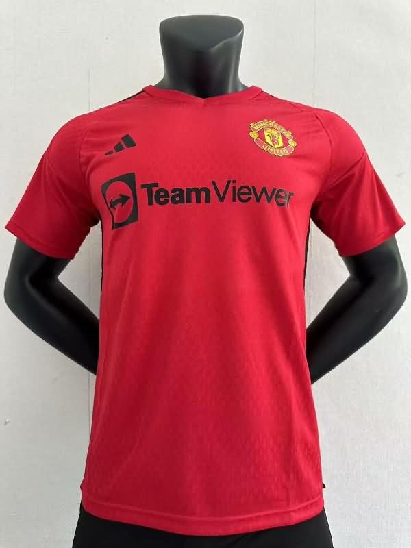 AAA Quality Manchester United 23/24 Training Soccer Jersey (Player)
