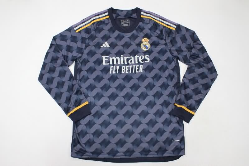 AAA Quality Real Madrid 23/24 Away Long Sleeve Soccer Jersey