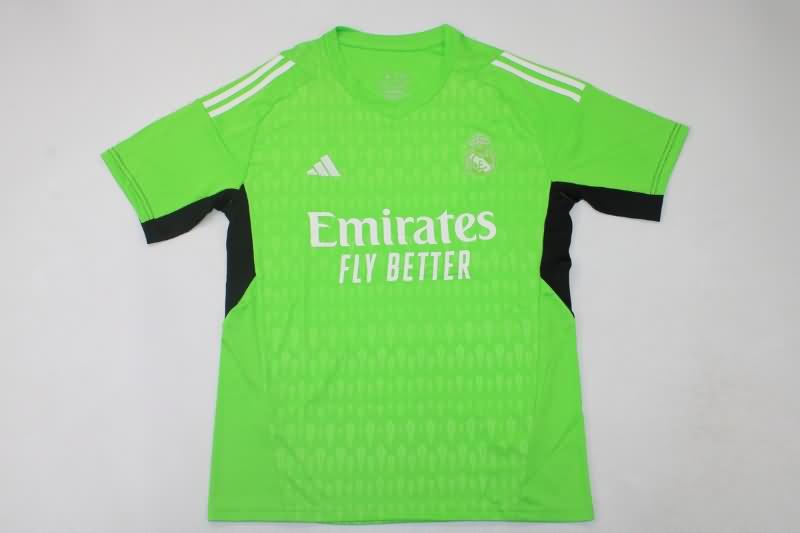 AAA Quality Real Madrid 23/24 Goalkeeper Green Soccer Jersey