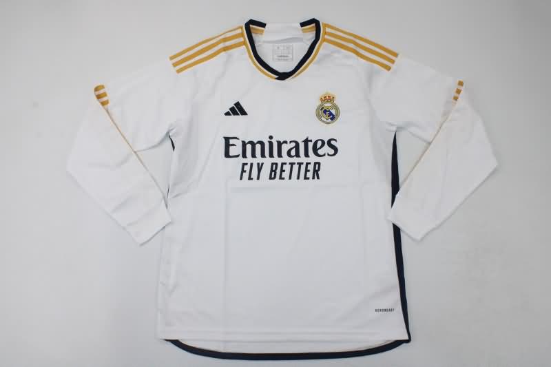 AAA Quality Real Madrid 23/24 Home Long Soccer Jersey