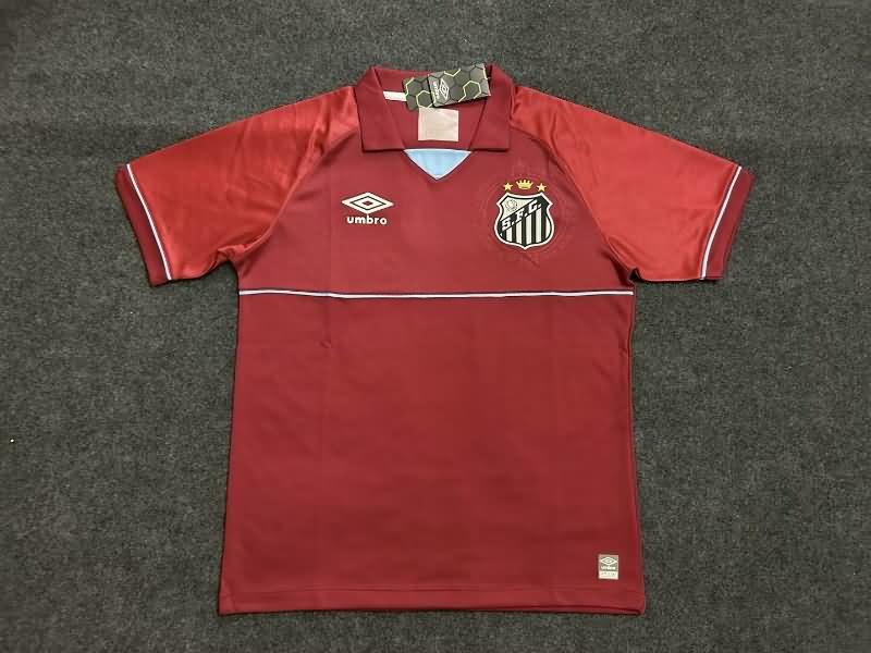 AAA Quality Santos 2023 Goalkeeper Red Soccer Jersey