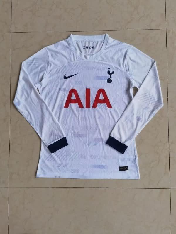 AAA Quality Tottenham Hotspur 23/24 Home Long Sleeve Soccer Jersey(Player)