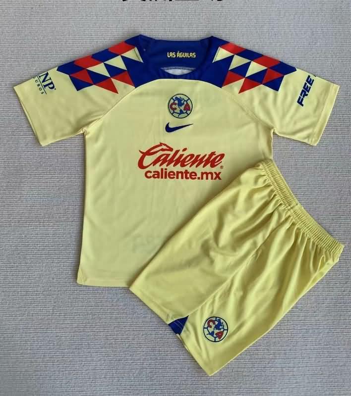 Kids Club America 23/24 Home Soccer Jersey And Shorts