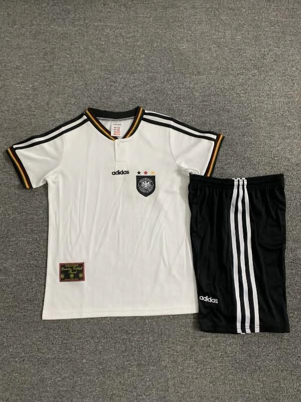 Kids Germany 1996 Home Soccer Jersey And Shorts