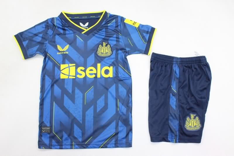 Kids Newcastle United 23/24 Third Soccer Jersey And Shorts