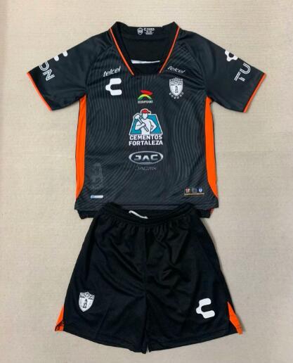 Kids Pachuca 23/24 Away Soccer Jersey And Shorts