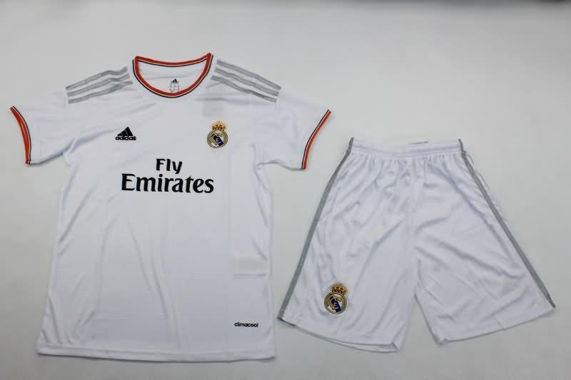 Kids Real Madrid 13/14 Home Soccer Jersey And Shorts