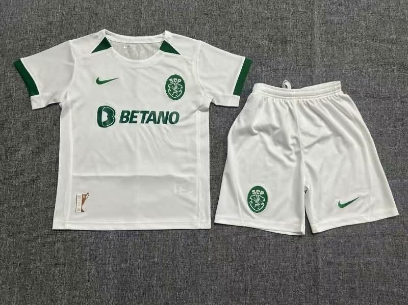 Kids Sporting Lisbon 23/24 Special Soccer Jersey And Shorts