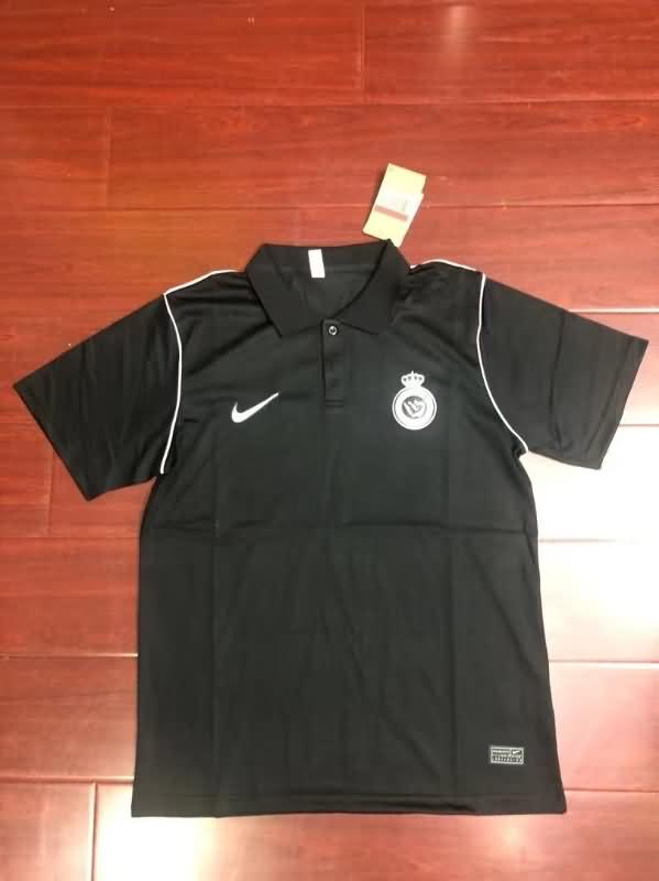 AAA Quality Al Nassr FC 23/24 Black Polo Soccer T-Shirt