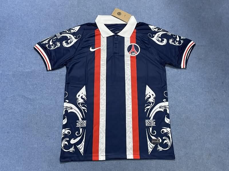 AAA Quality Paris St Germain 23/24 Dark Blue Polo Soccer T-Shirt