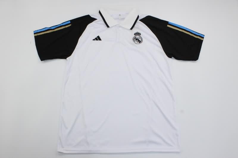 AAA Quality Real Madrid 23/24 White Polo Soccer T-Shirt