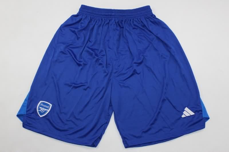 AAA Quality Arsenal 23/24 Goalkeeper Blue Soccer Shorts