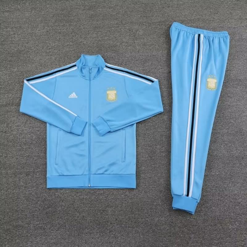 AAA Quality Argentina 23/24 Blue Soccer Tracksuit 02