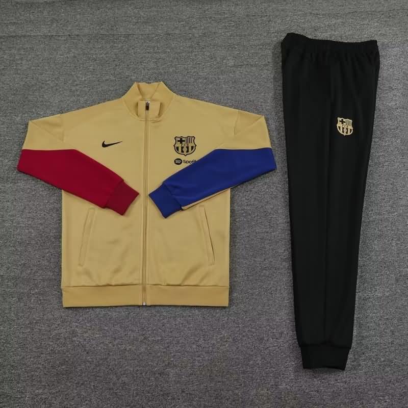 AAA Quality Barcelona 23/24 Gold Soccer Tracksuit
